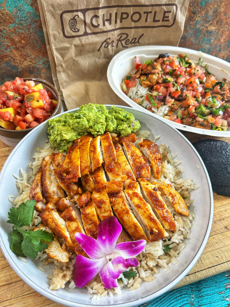 Chipotle, Honey Chicken Bowl GF