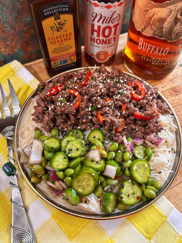 Asian Sticky Beef Bowl GF