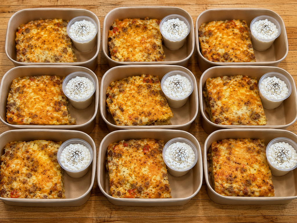 High Protein Breakfast Casserole