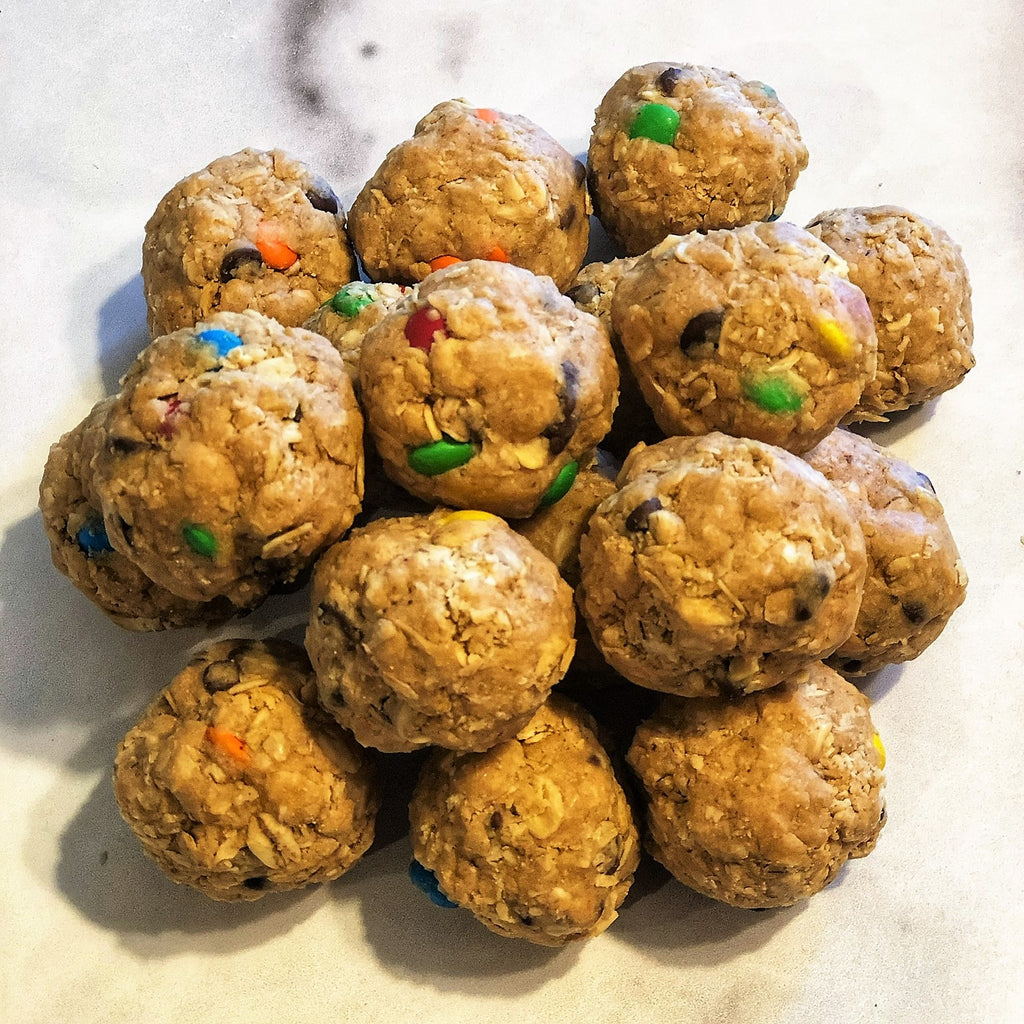 Muscle bites with M&M’s – 3 to a pack